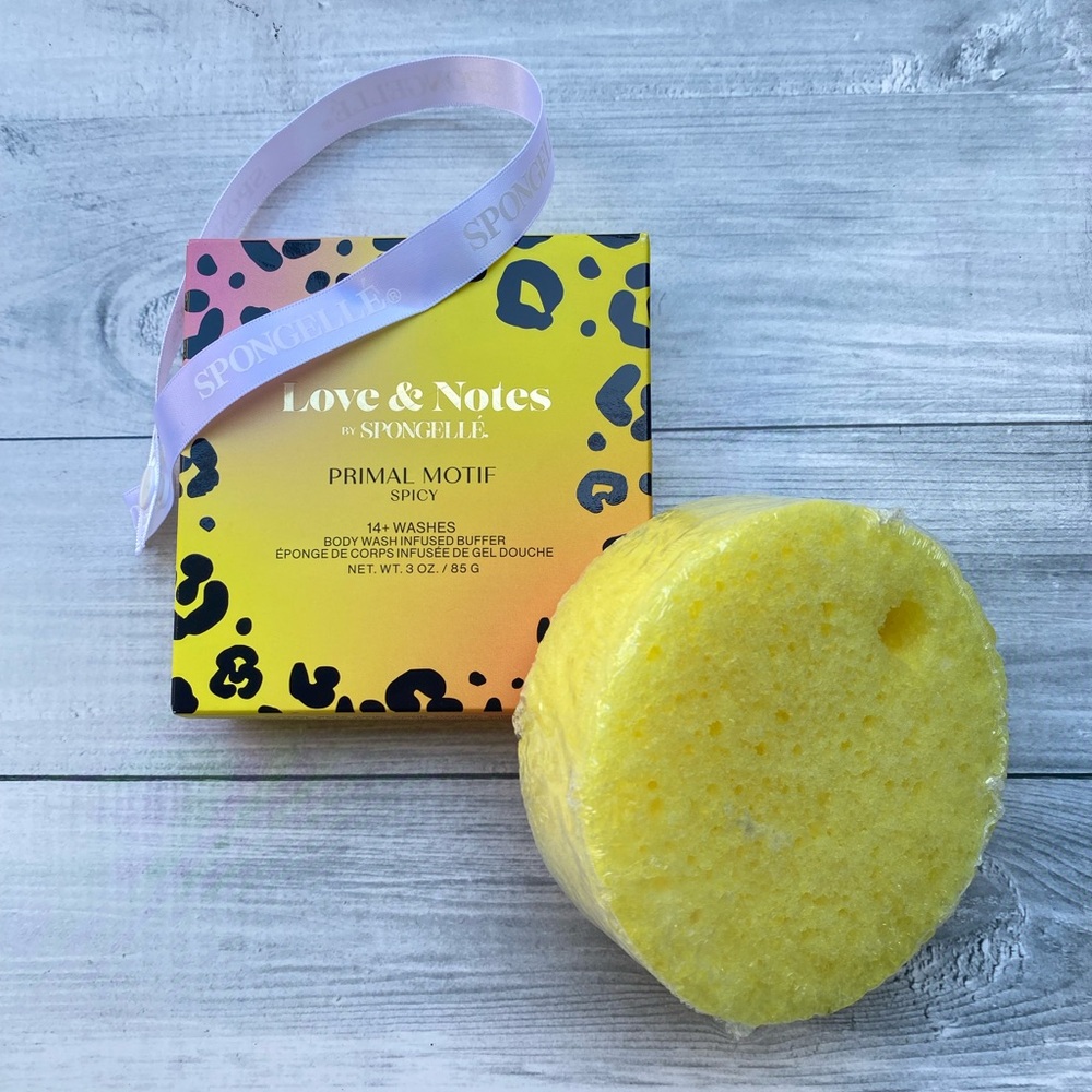 Spongellé Love and Notes Body Wash Infused Buffer